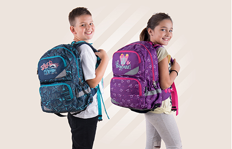 Anatomic backpacks for primary school