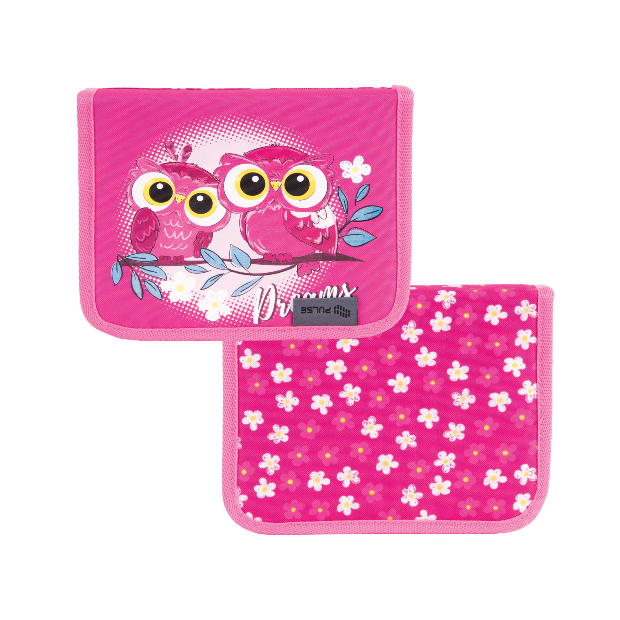 PENCIL CASE FULL PINK OWL