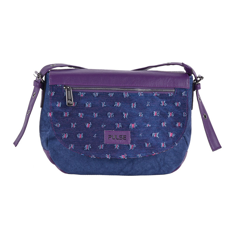 CROSSBODY BAG TRIESTE FLOWER JEANS