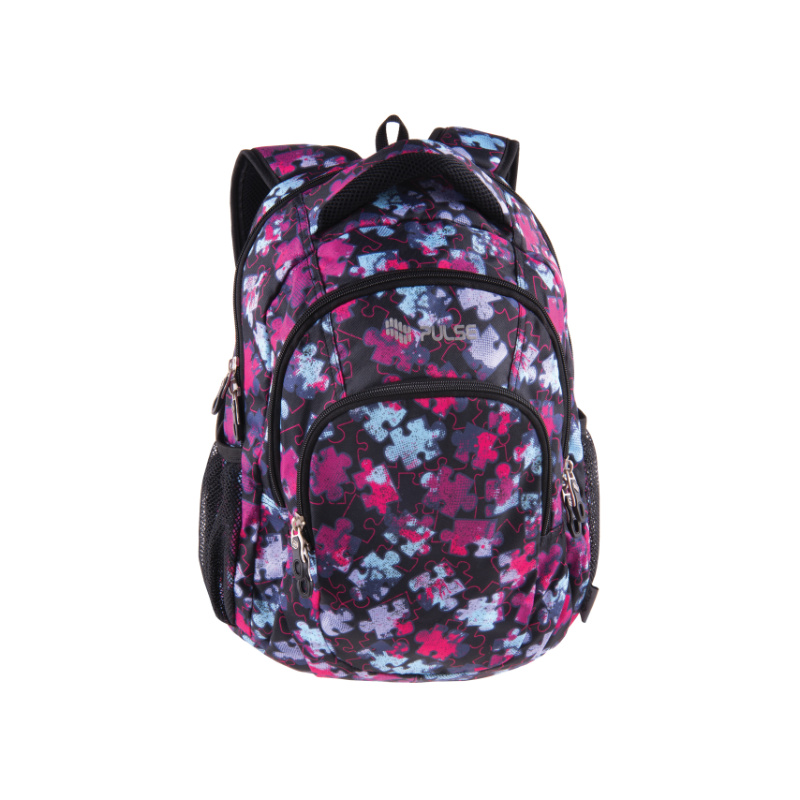 BACKPACK TEENS BLACK PUZZLE
