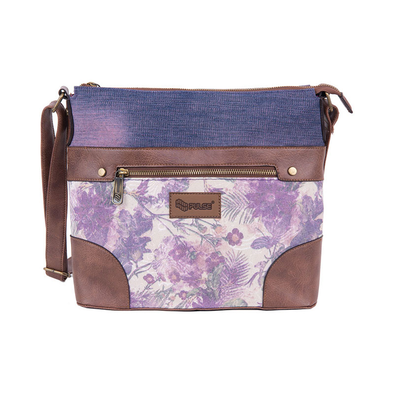 CROSSBODY BAG JEANS FLORAL