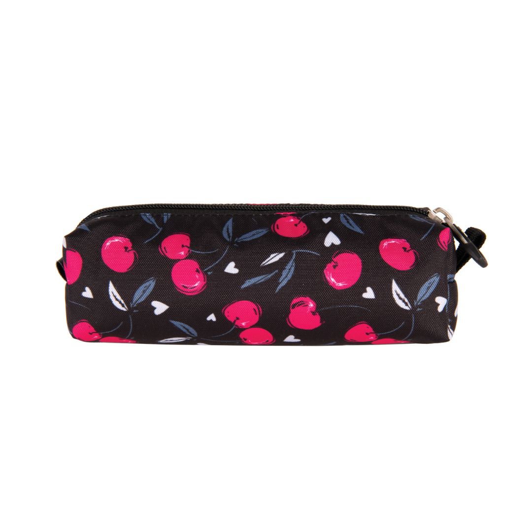 PENCIL CASE ONE ZIP CHERRY