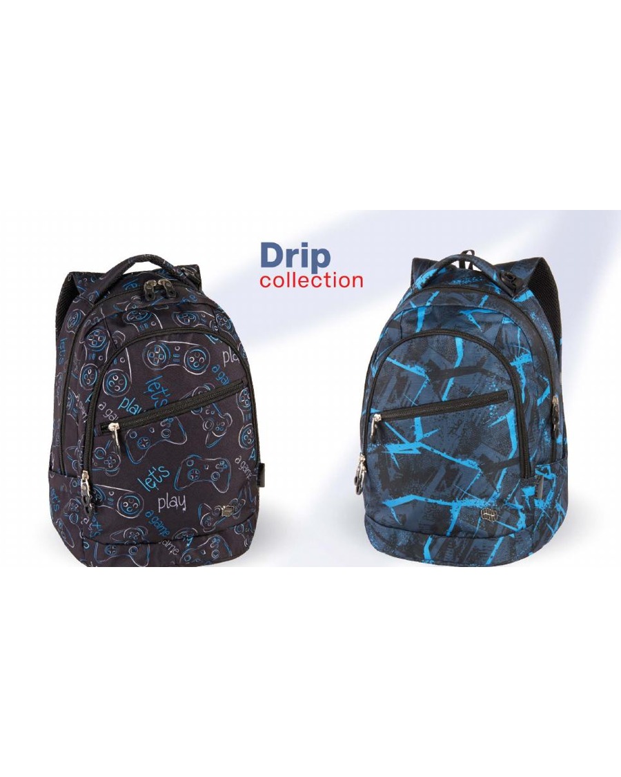 PULSE Drip Joystick and Blue Strike backpacks from the catalog