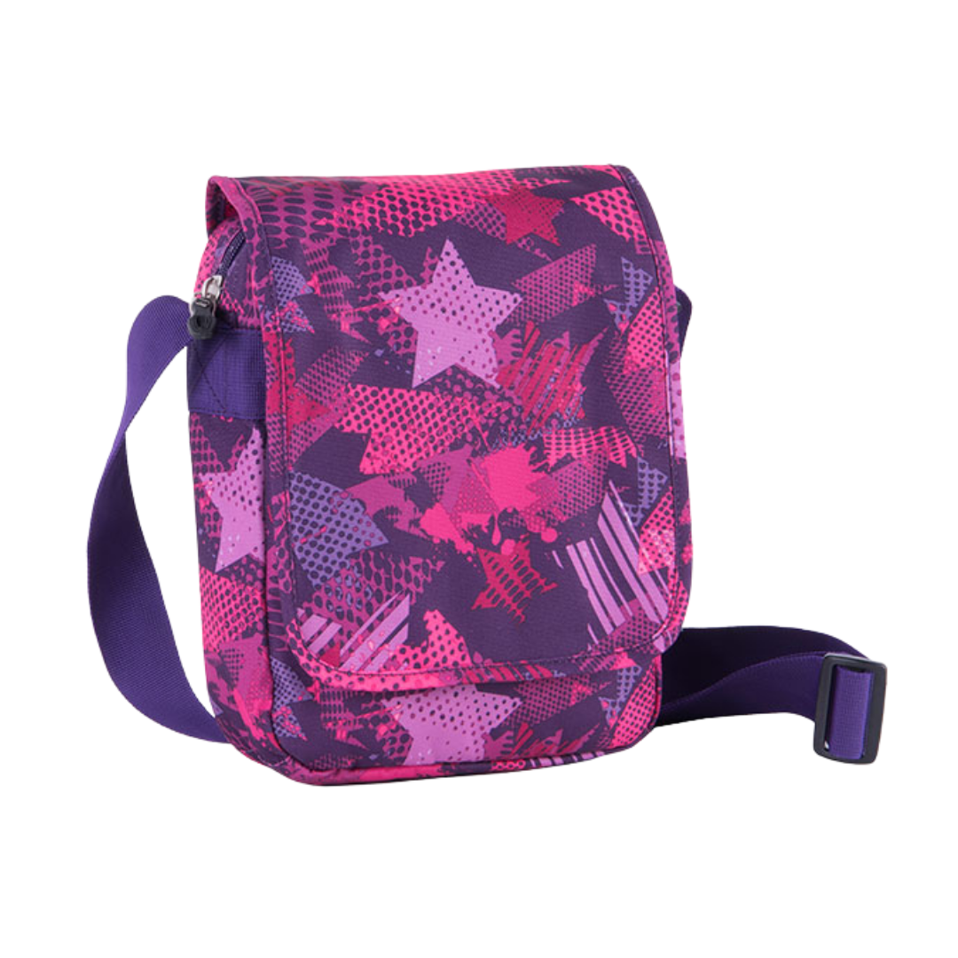 CITY BAG VIOLET STARS