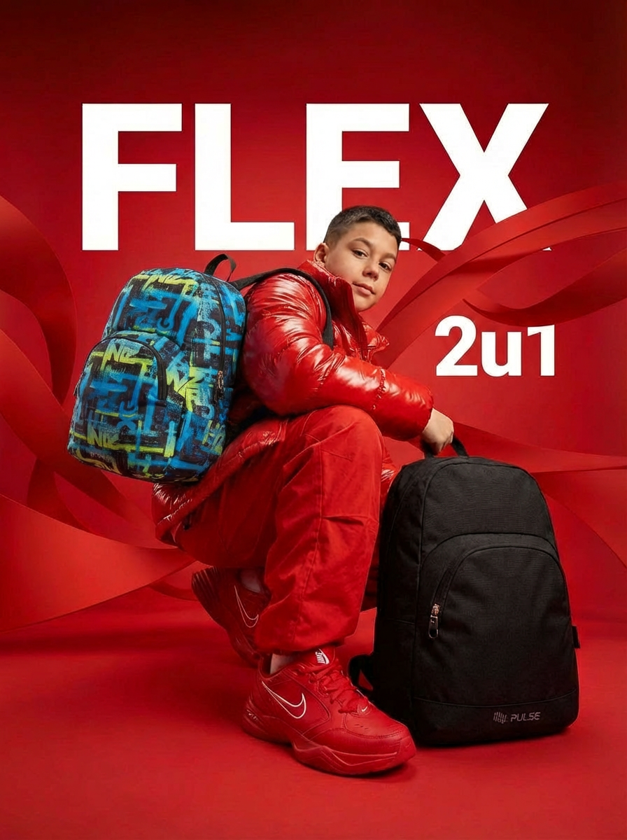 FLEX · Printed and black two-face designs