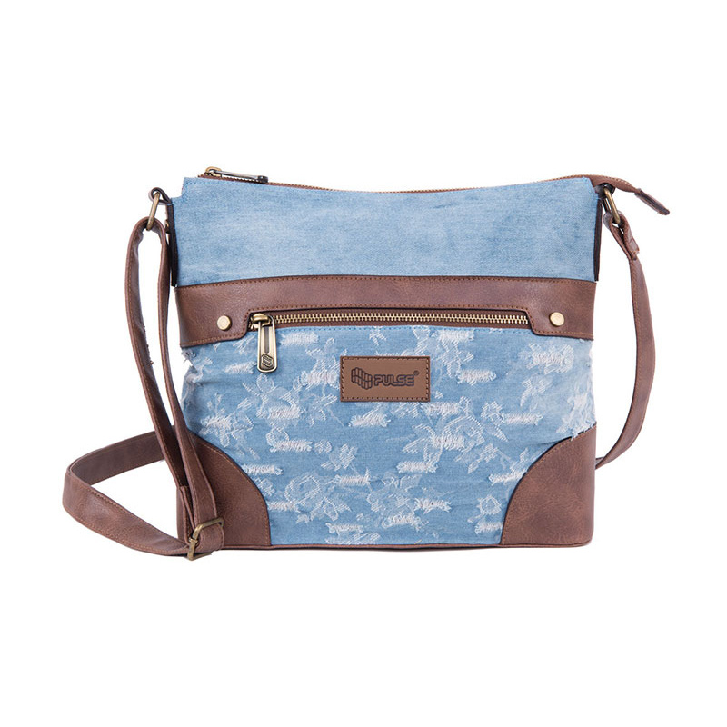 CROSSBODY BAG JEANS WORN OUT