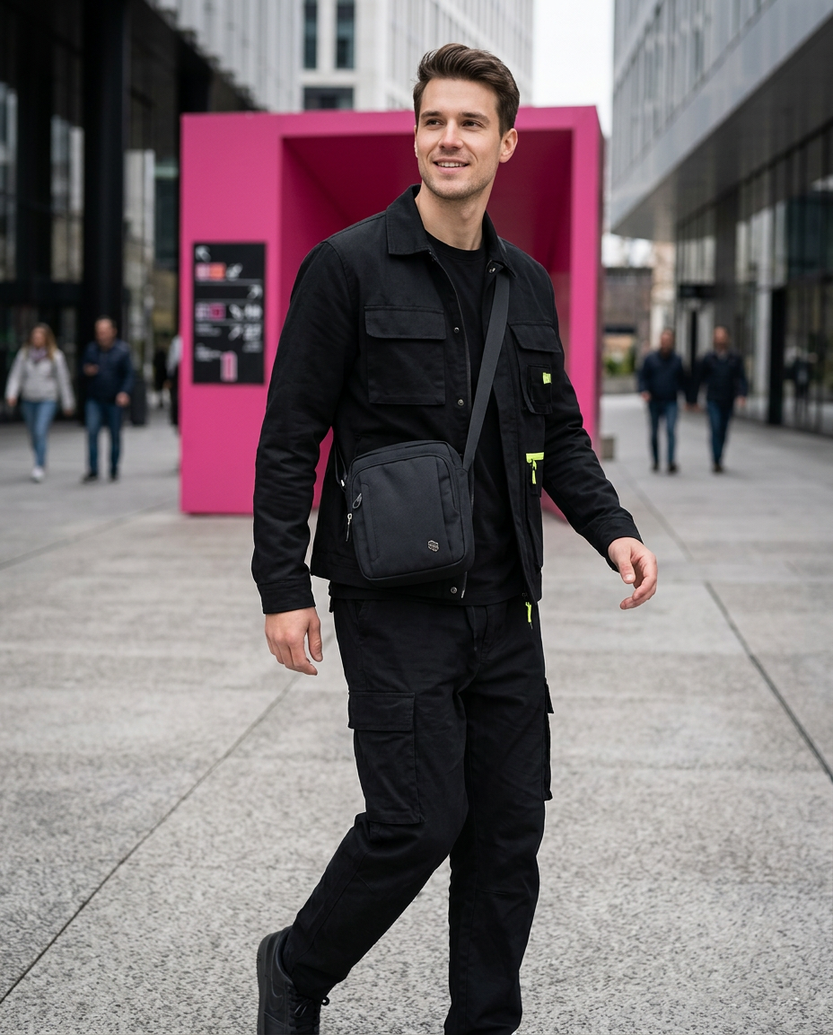 Men's City Bags · Everyday lifestyle campaign
