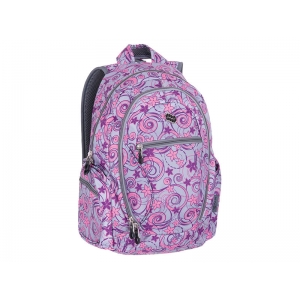 BACKPACK PULSE DOBBY GRAY FLOWER