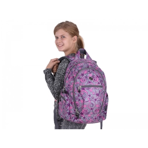 BACKPACK PULSE DOBBY GRAY FLOWER