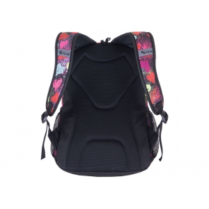 BACKPACK PULSE TEENS  BLACK HEARTS