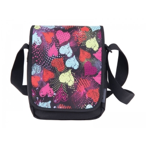 CITY BAG PULSE  BLACK HEARTS