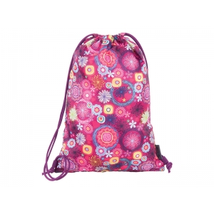 GYM BAG PULSE PURPLE FLOWER