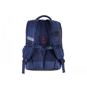 BACKPACK PULSE MUSIC JEANS BUTTERFLY