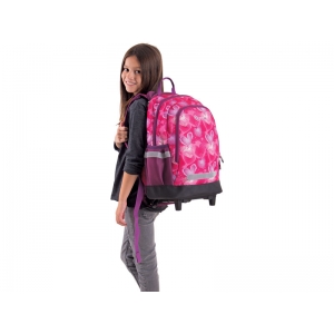 BACKPACK PULSE MINI WHEELS PINK HEART