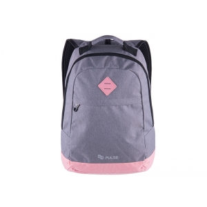 BACKPACK PULSE BICOLOR GRAY-PINK