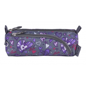 PENCIL CASE PULSE PURPLE HEART