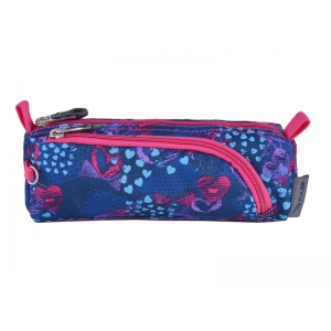 PENCIL CASE PULSE BLUE HEART